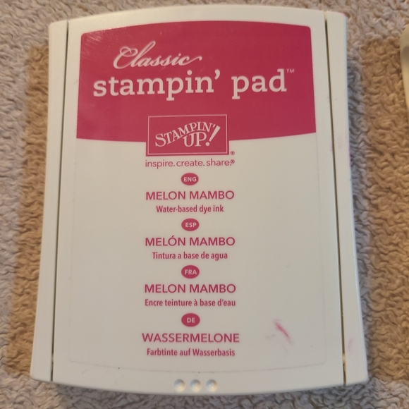 4 Stamp Pads used once. 4 shades of red. Classic stampin pads - Picture 5 of 5
